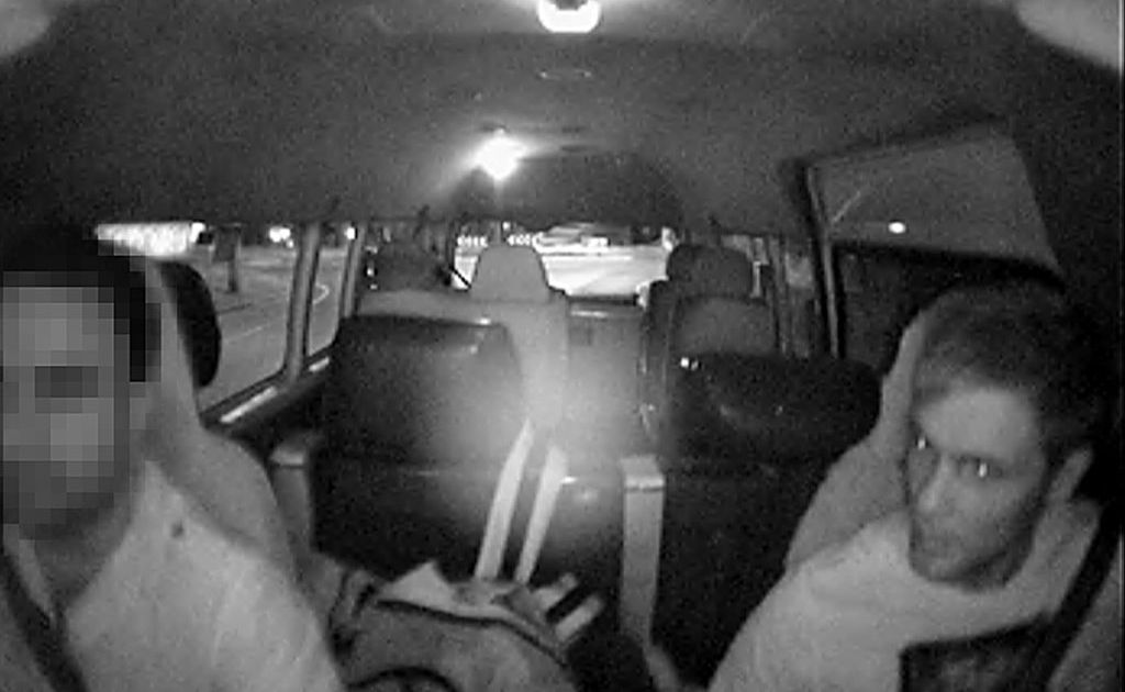 Police are seeking help to identify the man on the right, who they say assaulted a taxi driver. Police are seeking help to identify the man on the right, who they say assaulted a taxi driver.